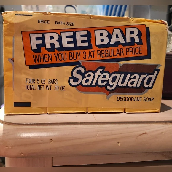 Safeguard New Old Stock Deoderant Soap 4 Bars 1986 - Picture 4 of 6
